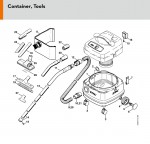 Stihl SE 120 Vacuum Cleaner Spare Parts